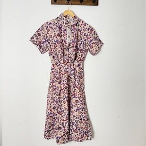 Thakoon Printed Tie Collared Dress